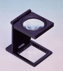 Porcellana Tipo piegante conveniente lente d&#039;ingrandimento per l&#039;ispezione della base dei panni 14mm fabbrica
