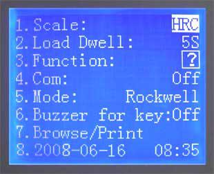 Tester alto RH-450H di durezza di Digital Rockwell della struttura
