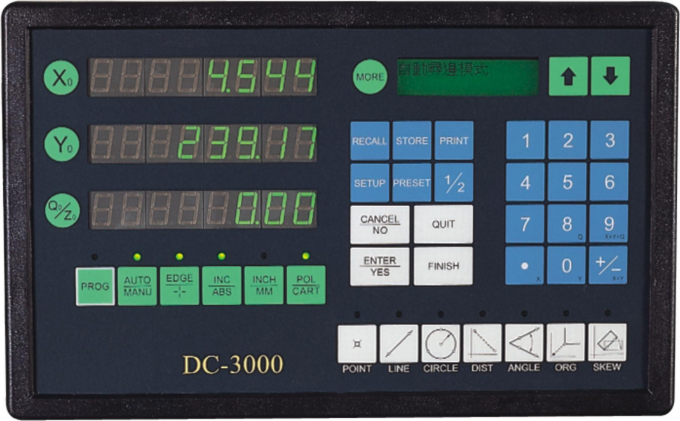 Lettura di DC-3000 Digital per le scale lineari/video sistema di misurazione