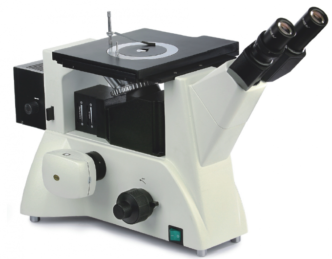 Sistema invertito di osservazione di polarizzazione del microscopio metallurgico per campo luminoso/scuro